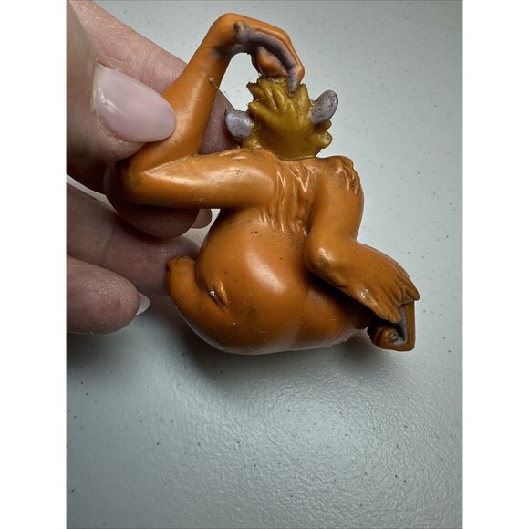 RARE Vtg 1990s King Louie Orangutan Monkey PVC Figure Disney Jungle Book figure - Picture 2 of 5